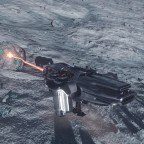 Die Prospector mit den berüchtigten Impact II Laser.