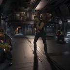 Nur Luschen kämpfen in Rüstung, Männer in Lederweste.